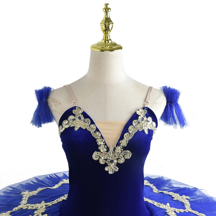 الأزرق الاطفال الكبار المهنية الباليه توتو راقصة الباليه فستان الأميرة في سن المراهقة الفتيات بحيرة البجع ملابس رقص ملابس الطفل الباليه الزي