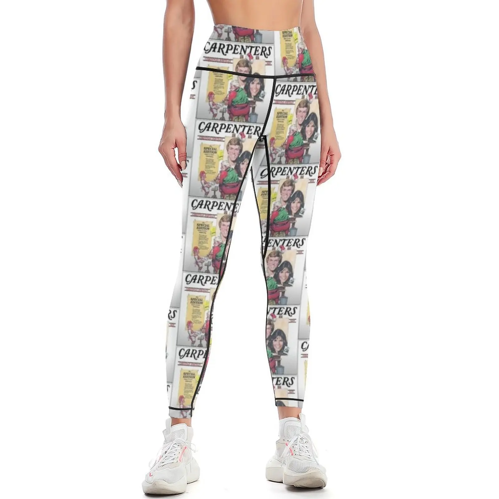 Carpenters Christmas Portrait album cover Leggings Female legging pants Sweatpants sport pants Womens Leggings