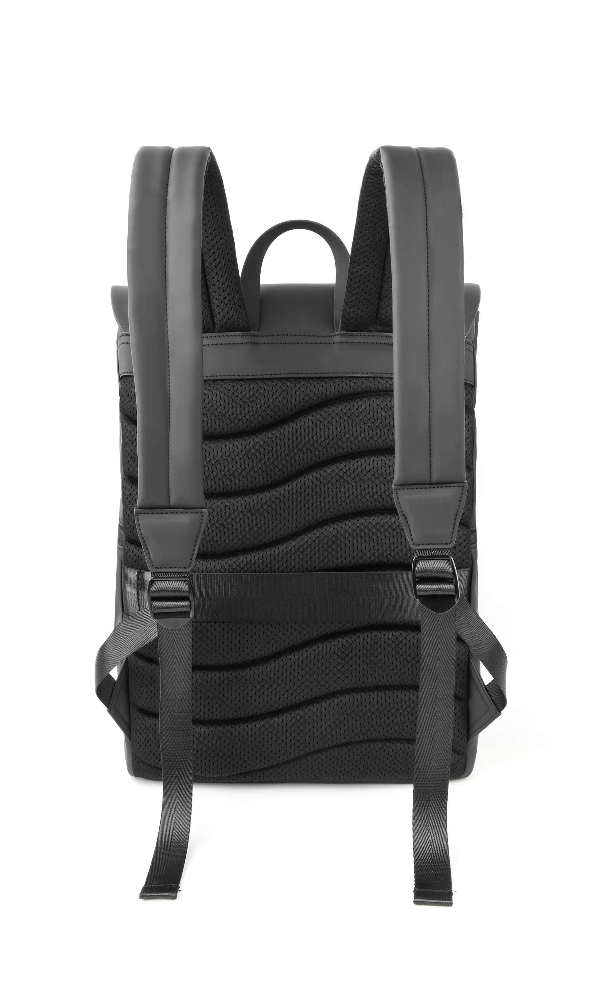 Xoky mochila masculina de couro preto, mochila de viagem casual, bolsa escolar grande para laptop, pele macia, mochilas de negócios