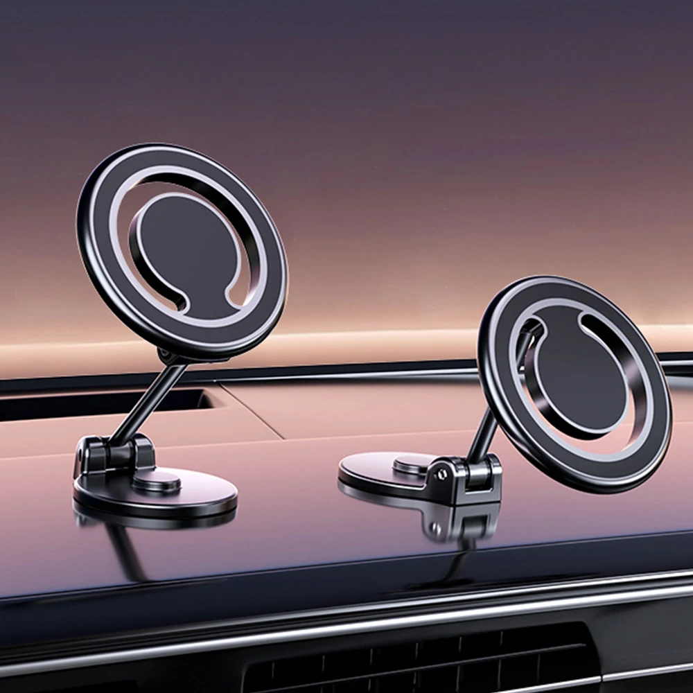 1080 Magnetische Auto Mobiele Telefoon Houder Magneet Auto Beugel Mount Mobiele Smartphone Ondersteuning In Auto Voor Iphone 15 14 13 Samsung Xiaomi