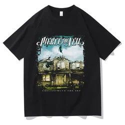 Pierce the Veil cotton t-shirt women Grunge Breathable 80s Digital kawaii shirt Vintage graphic korean clothes aesthetic