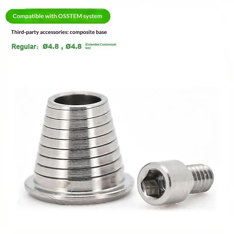 Universal Composite Implant Abutment Components High Precision Biocompatible for Professional Dental Clinic Restoration Use