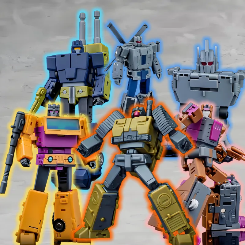 

New Inventory New Colors Noisy Scam Attack Cyclone Explosion Huntian Leopard Small Scale Transformed Toy Movable Collection