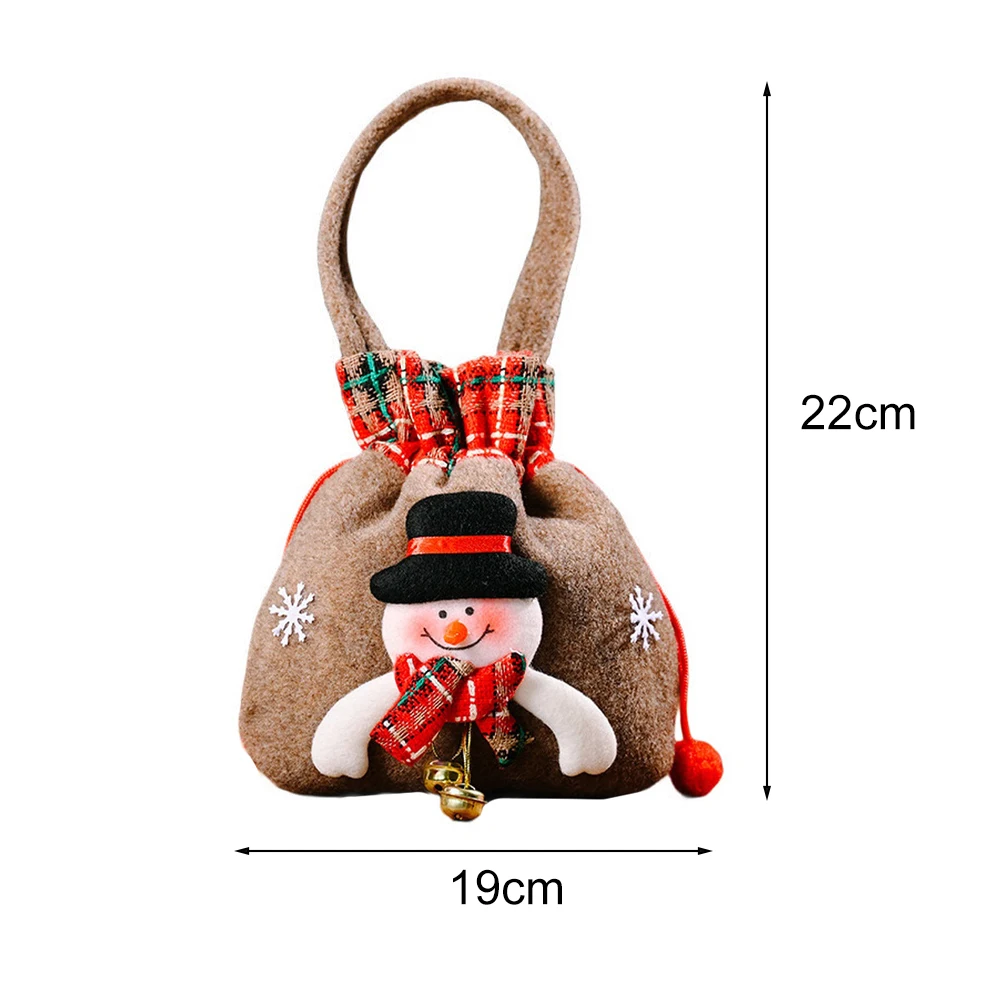 أكياس حلوى مزخرفة لعلاجات عيد الميلاد وحقائب احتفالات عيد الميلاد وحقائب هدايا عيد الميلاد المزخرفة للحفلات