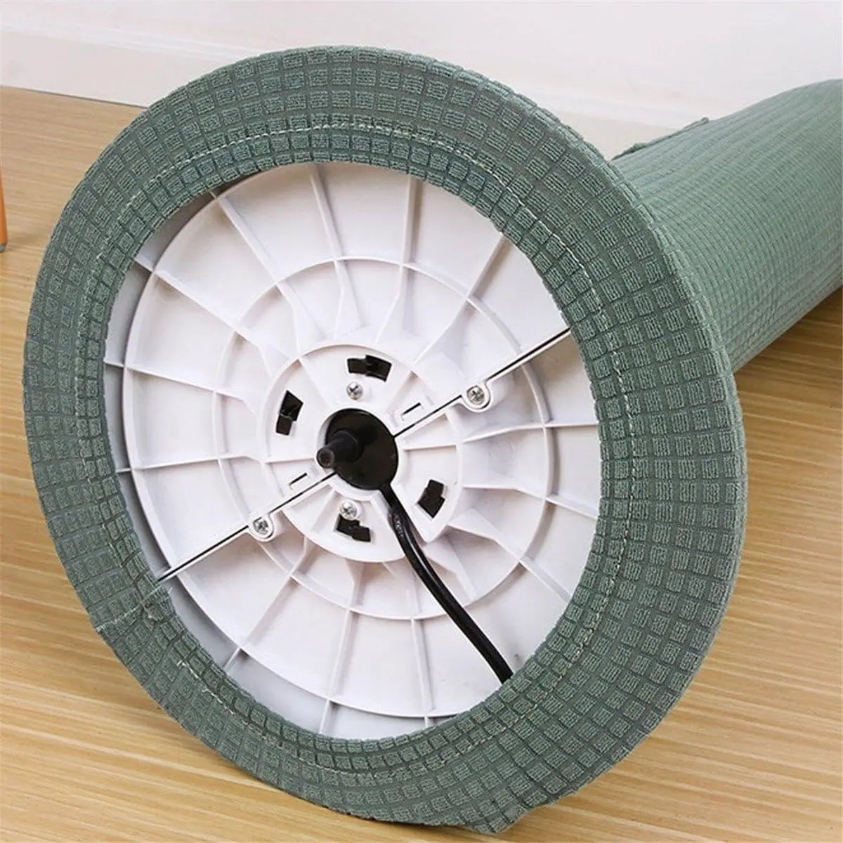 Tower Fan Cover Protector Elastic Floor Standing Full Cover Protector, Dust and Waterproof Protection B &LICG