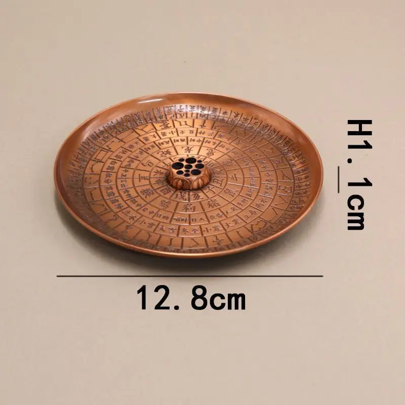 Compass shape incense burner Sticks Holder Statue for Tea Home Decor Ornaments
