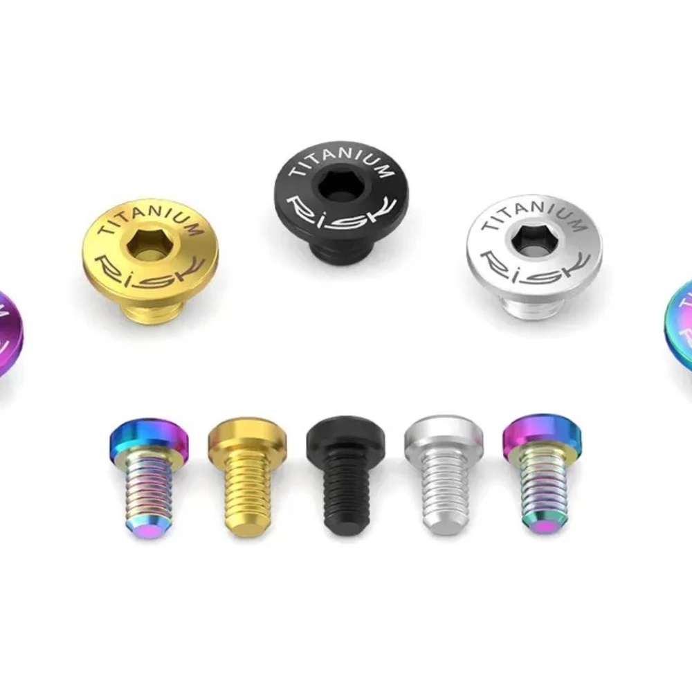 AliExpress NONE A Whole/Separate Oil Cylinder Lid Bolts for Shimano Bike Brake Lever Titanium Disc Fixed Screw Bicycle Hydraulic Brake Bolt