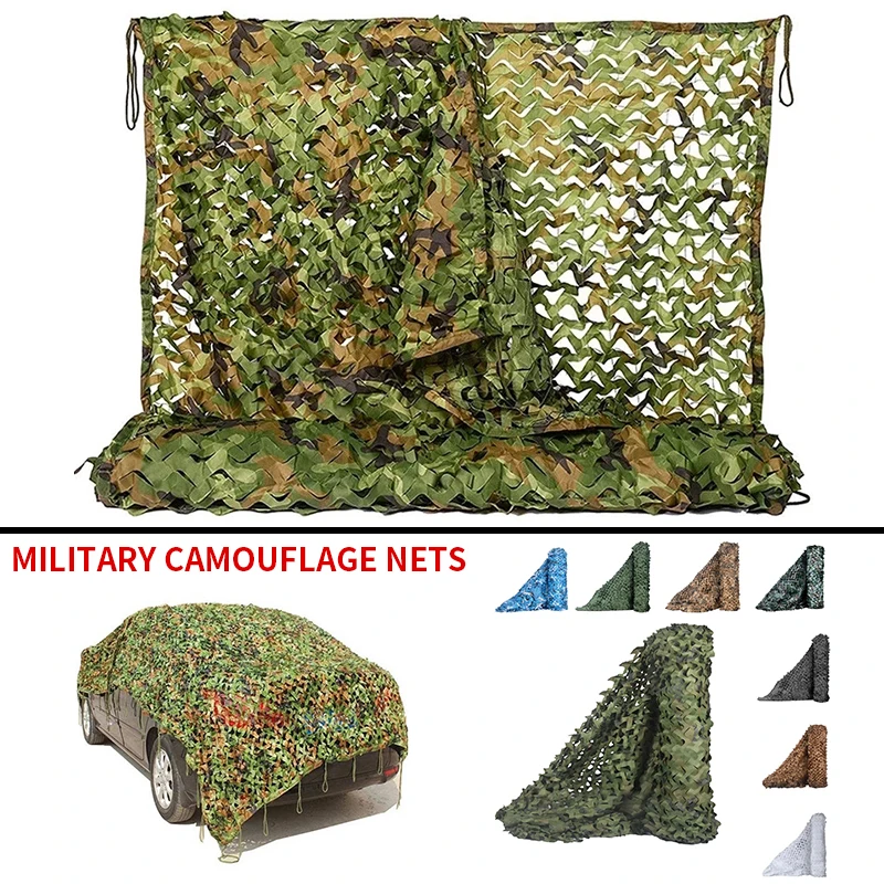 Camouflage Net Garden Camouflage Net Hunting Camouflage Net Car Tent White Blue Green Black Jungle