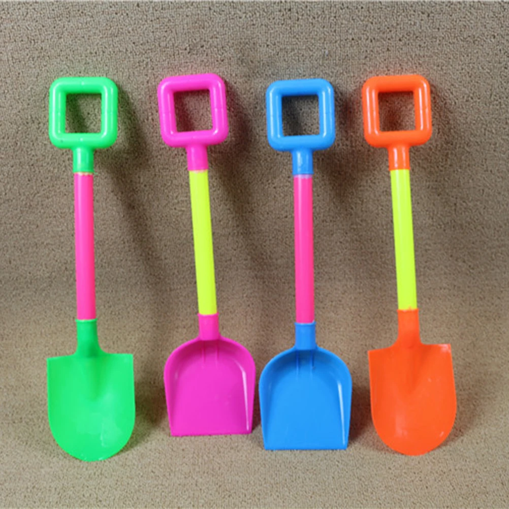 4 Pcs Kids Tools Beach Shovel Set Sand Toy Palstic Spade Playing with Toys Child