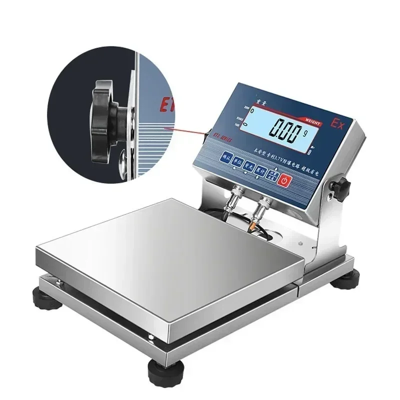 

Stainless Steel Industrial Platform Scale New 5kg Electronic Scale 30kg/1g 20kg/0.1g Paint Chemical
