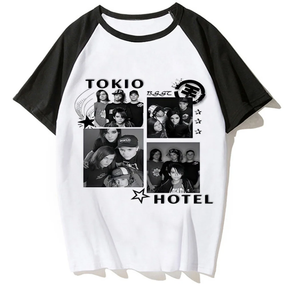 Tokio Hotel Tee women anime Tee female 2000s anime Japanese clothing