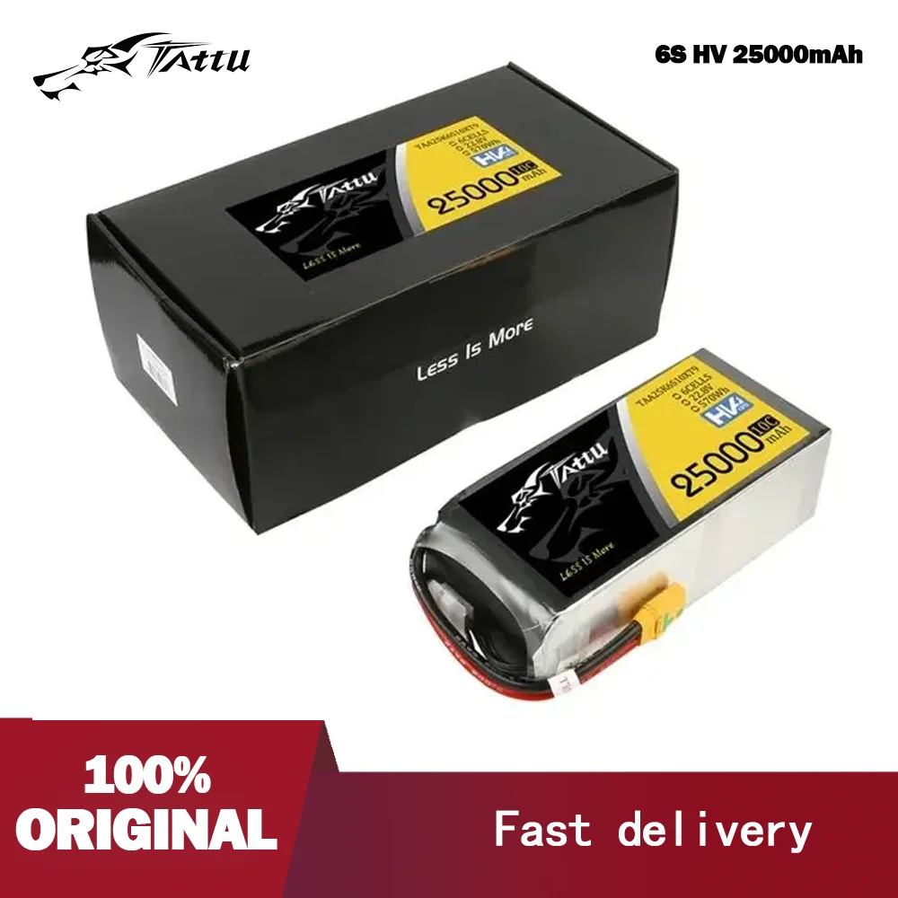 

Tattu HV 25000mAh 22,8 V 10C 6S1P Lipo Battery Pack With XT90-S