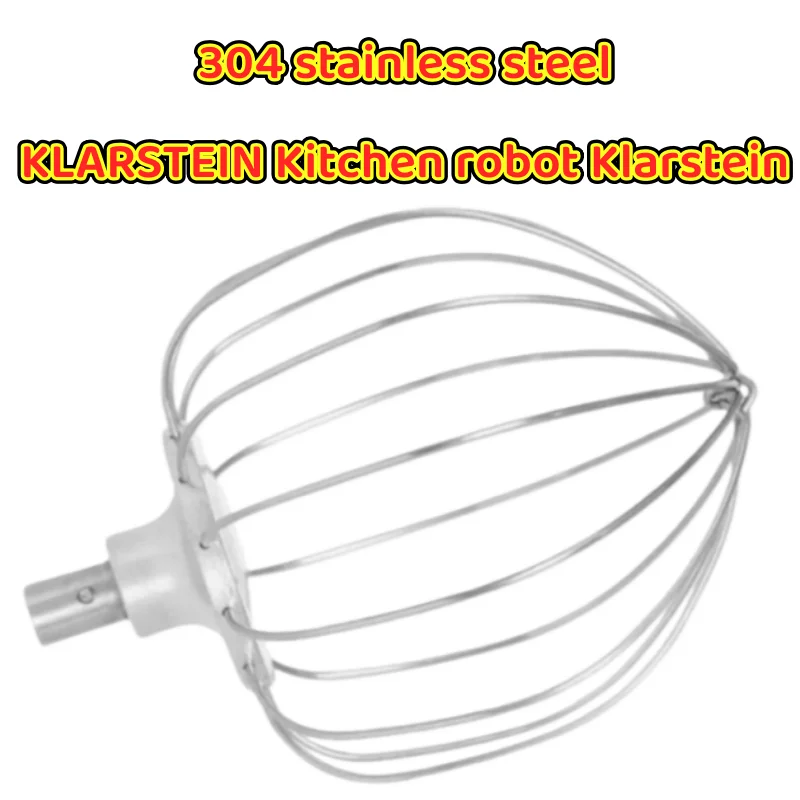 304 Edelstahl Rührbesen für KLARSTEIN Küchenmaschine, Klarstein Ersatz-Metallgelenk