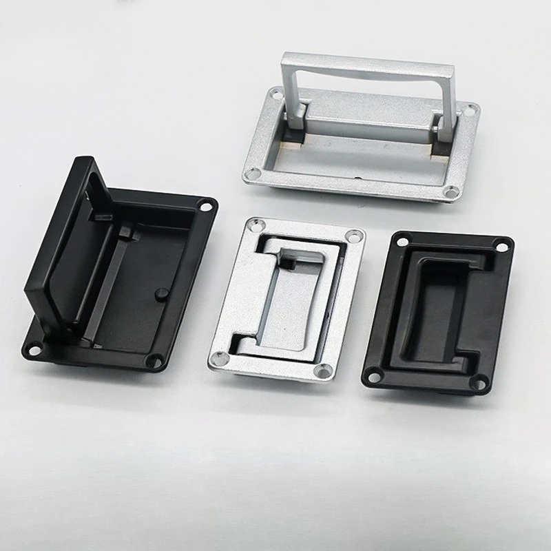 

Furniture Zinc Alloy Handle Heavy Duty Embedded Cabinet Door Handle Drawer Wardrobe Thickened Pull Handle for Case