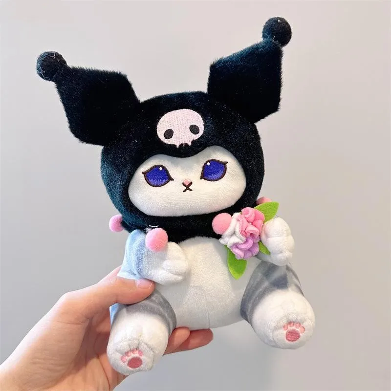 

Sanrio Mofusand Hello Kitty Kuromi My Melody Hangyodon Purin Cinnamoroll Милая мультяшная Плюшевая Кукла kawaii мягкая игрушка праздничные подарки