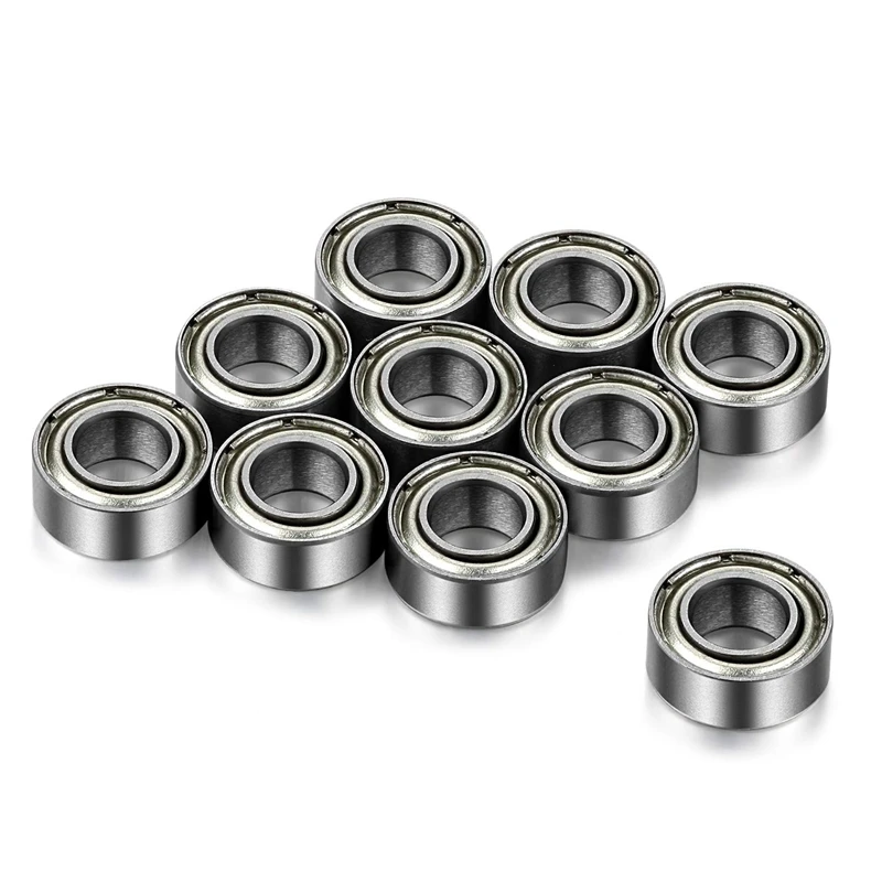 20Pcs MR105-ZZ Bearing 5 X 10 X 4Mm Both Sides Metal Shielded Ball Bearing Radial Ball Bearing