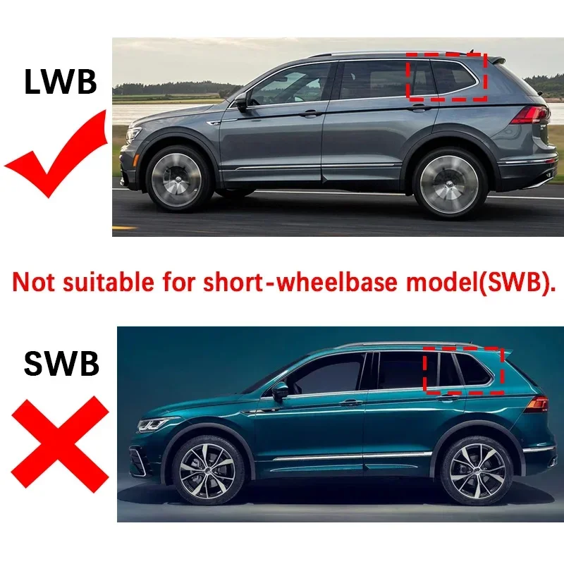 Sunroof Sunshades For Volkswagen VW Tiguan L 2017-2020 MK2 LWB Shades Anti-ultraviolet Electrostatic Adsorption Heat Insulation
