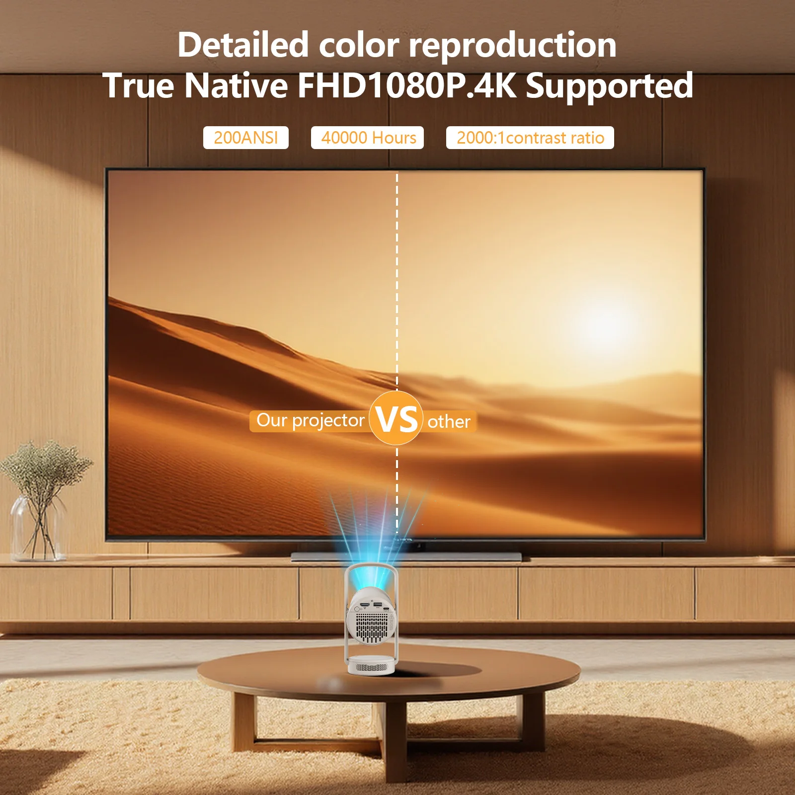 Smart Projektor 2026 Native 10 – Home Cinema Entertainment Bewertung und Preis