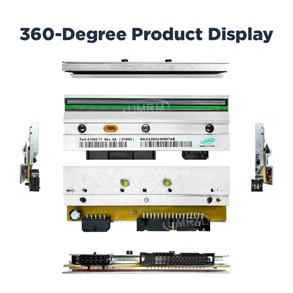UMRM Zebra Printhead 110xi3 300Dpi Kode 2D Barcode Printer Label Termal Aksesori Printhead Baru G41000-1M/G41001M