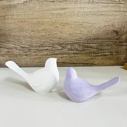3D Bird Aromatherapy Candle Silicone Mold DIY Cute Animal Bird Diffuser Stone Plaster Drop Glue Making Tools Tabletop Decoration