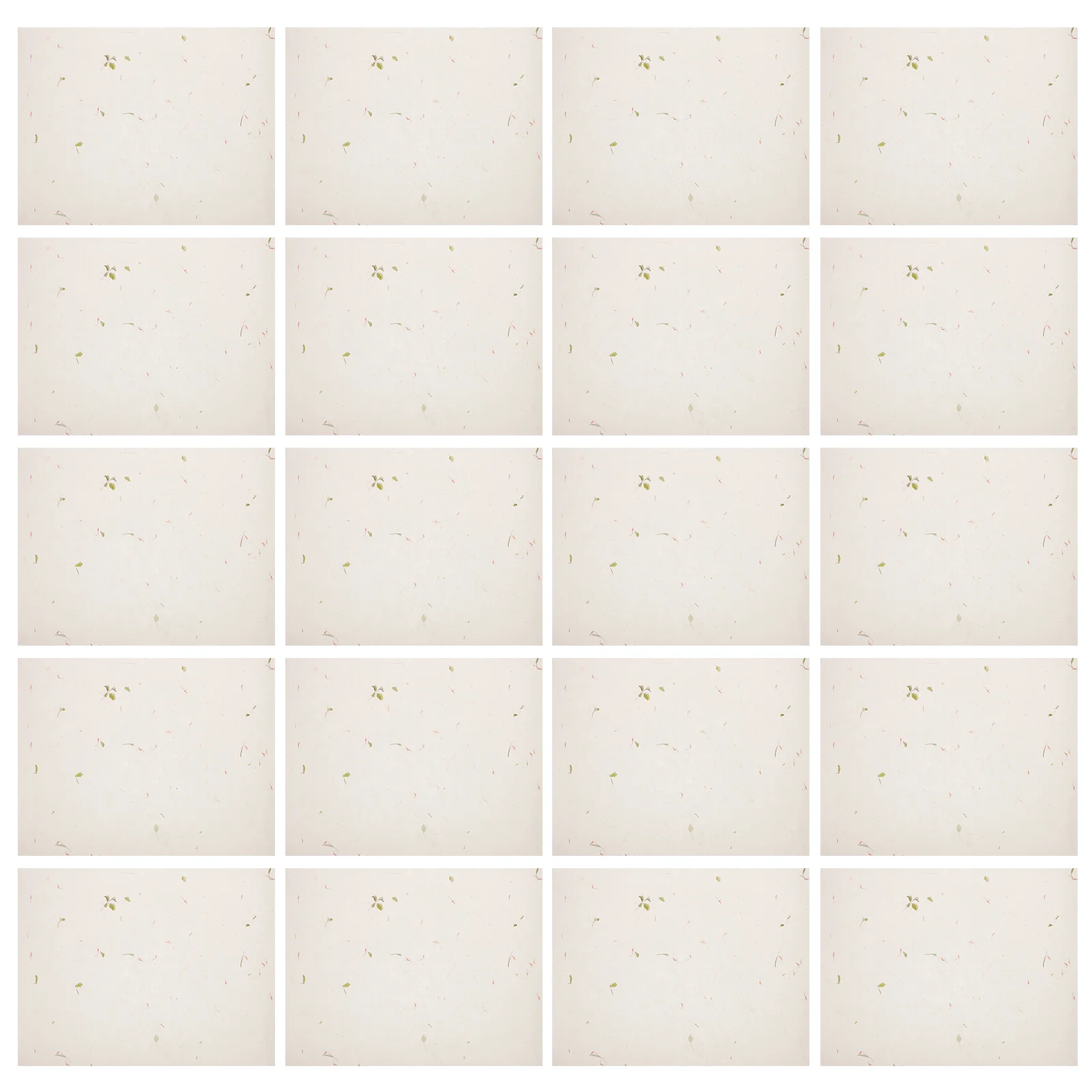 50pcs Flower Pattern Xuan Chinese Calligraphy Paper Sheet Art Painting Paper For Brush Writing Practice Calligraphy Supplies