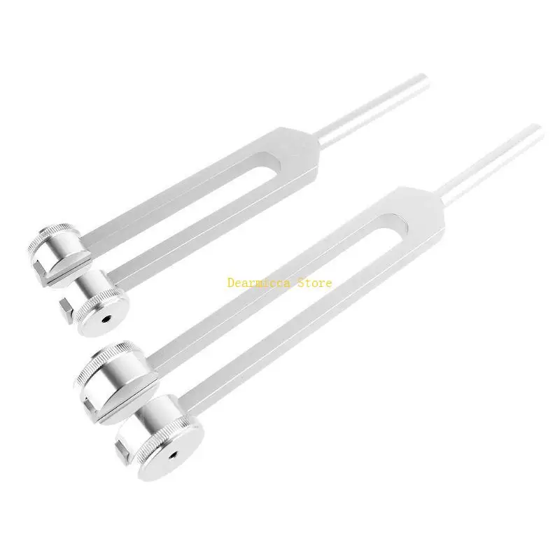 

P0UE 6Pcs/Set Aluminum Medical 128Hz-4096Hz Tuning Fork Healing Sound Vibration
