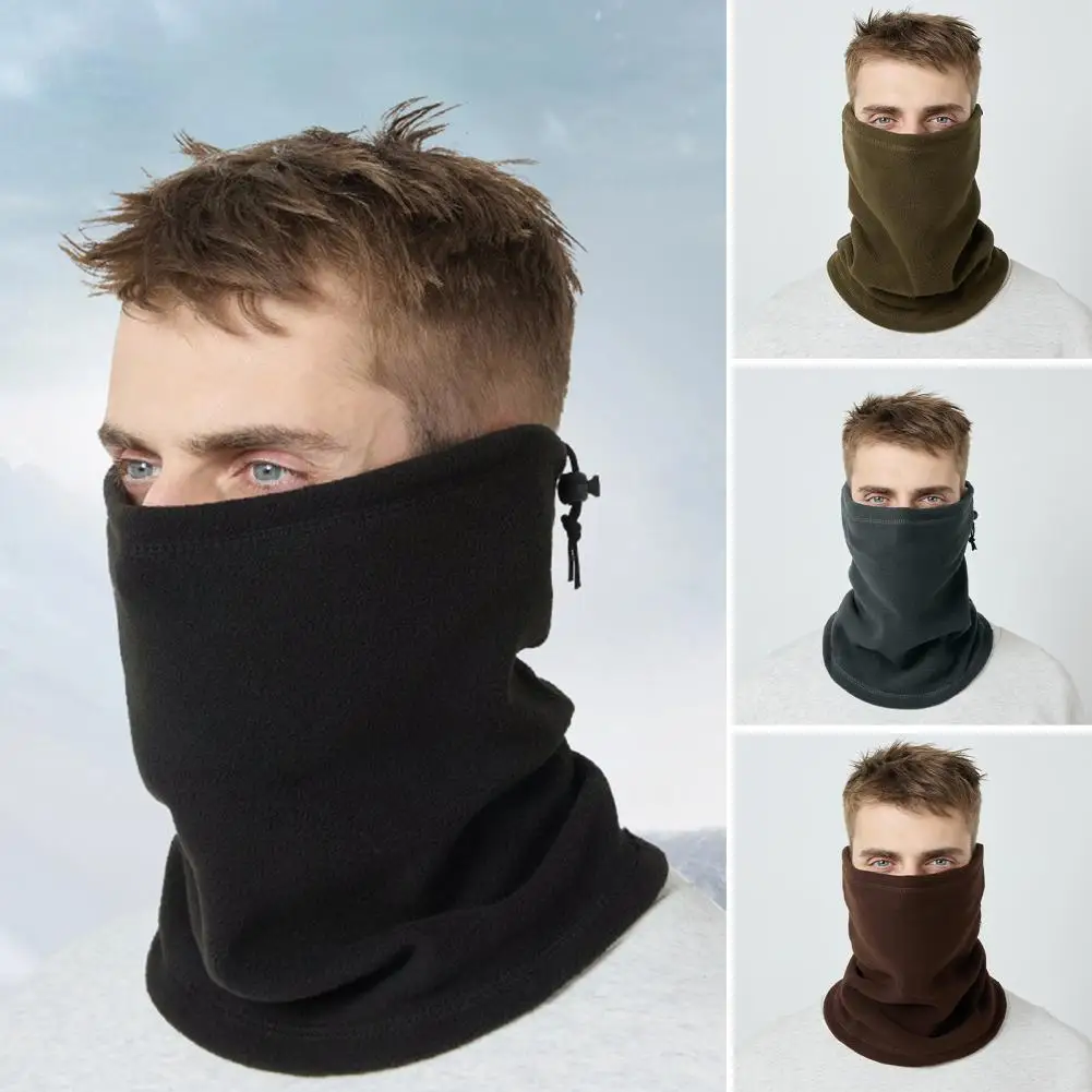 Winter Neck Gaiter Warmer for Men Women Windproof Fleece Lined Thermal Face Cushion Scarf Half Face Mask Sport Accessories