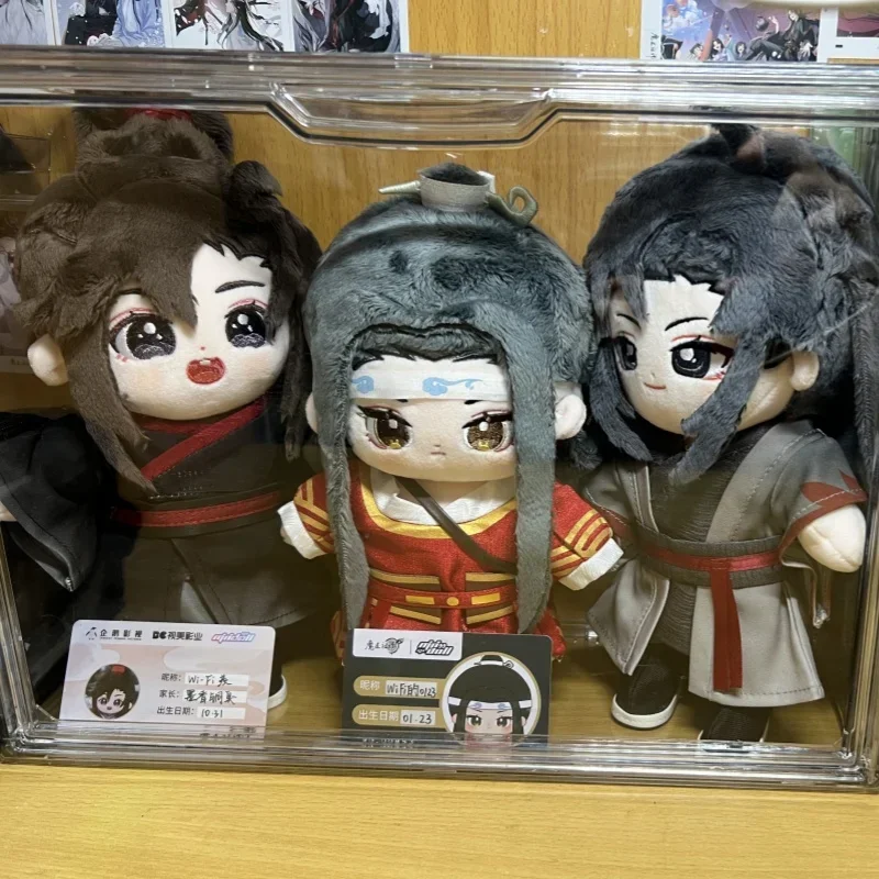 New Mo Dao Zu Shi 20cm Plush Dolls Wei Wuxian Lan Wang Ji Anime Figures Model Wa Anime In Stock Official Cotton Plush Dolls Gift