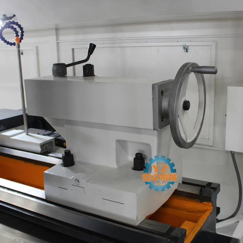 CK6180 سرير مسطح كبير من المعدن الثقيل يعمل بمخرطة CNC أدوات هاين