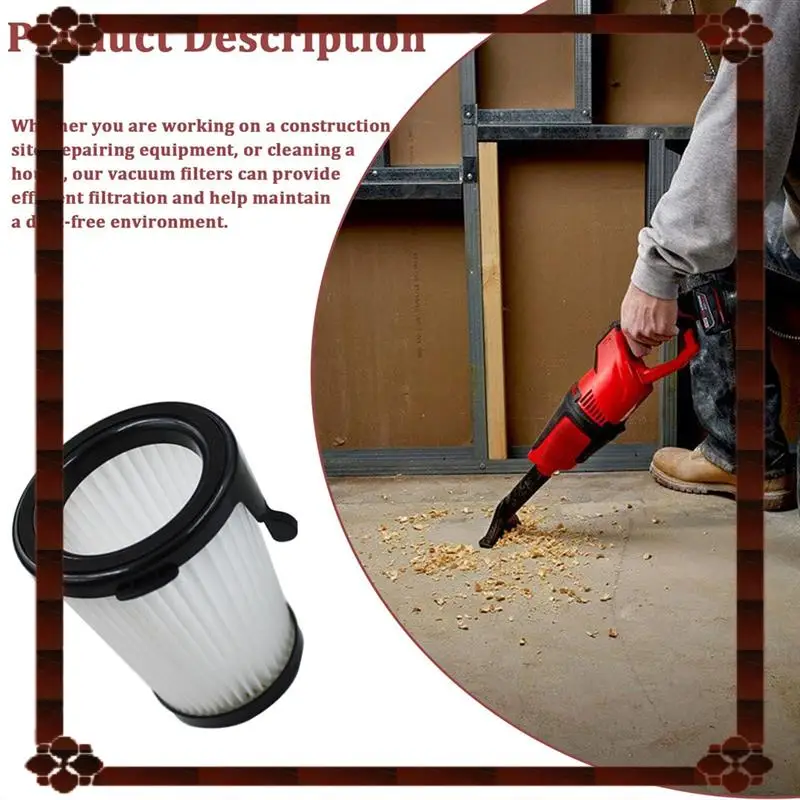 استبدال التسليم لمدة 24 ساعة 49-90-1950 ملحقات قطع غيار فلتر HEPA مناسبة للمكنسة الكهربائية الجافة اللاسلكية 0850-20 (2