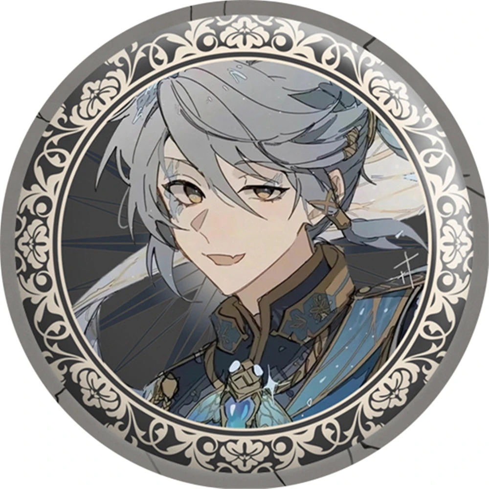 لعبة الهوية الخامس فيونا جيلمان الكاهنة تشى شيى العتيقة ماري الملكة الدموية تأثيري زي شارة دبوس SPTE صفيح بروش #2