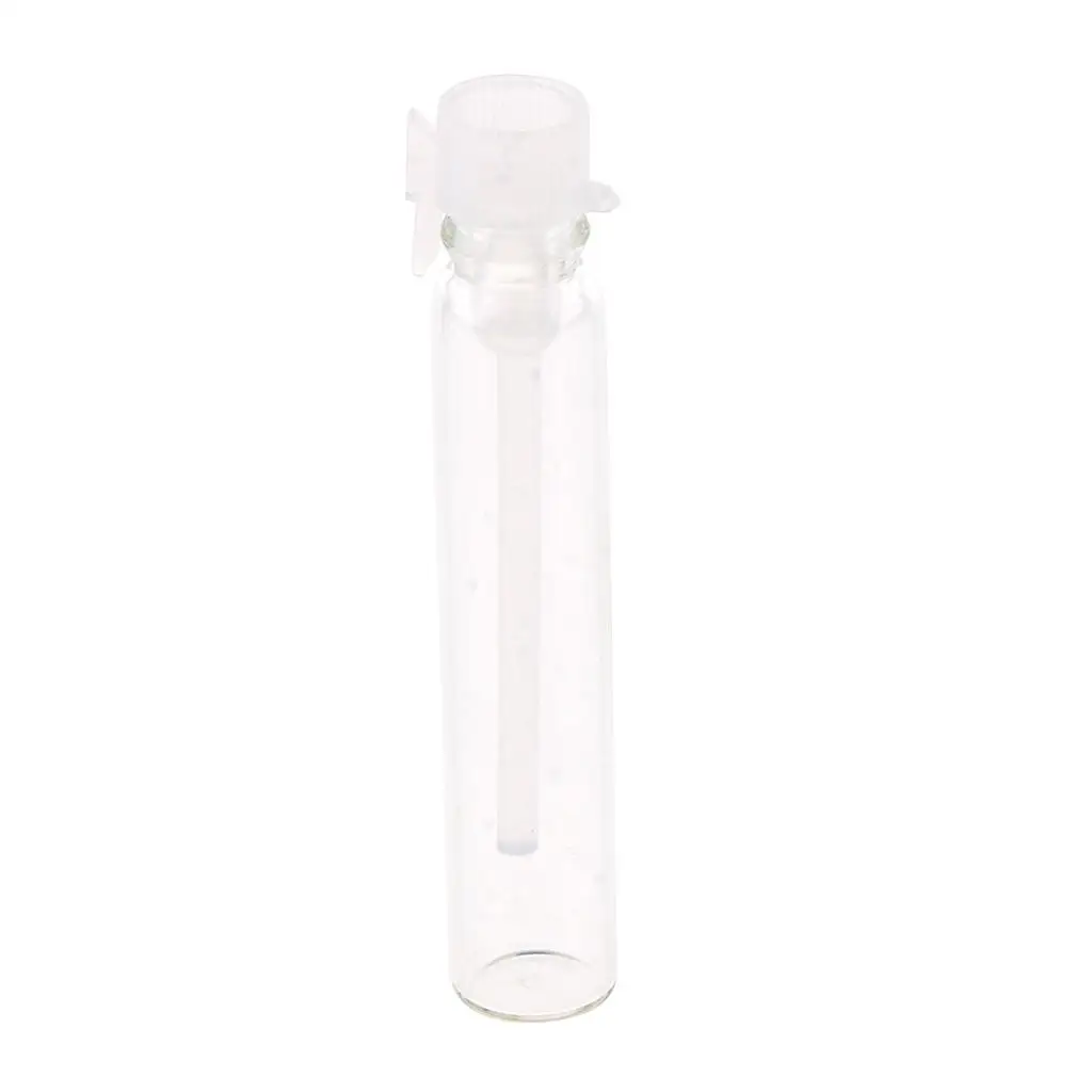 Portable Empty Bottle with Dropper 2ml Glass Perfume Sample Mini Vials for Essential Oils Travel Kit
