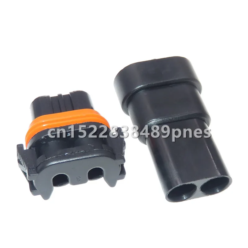 2 Pole DJ9006 9006 Car Waterproof AC Power Plug HID Wire Socket Light Connector For Auto