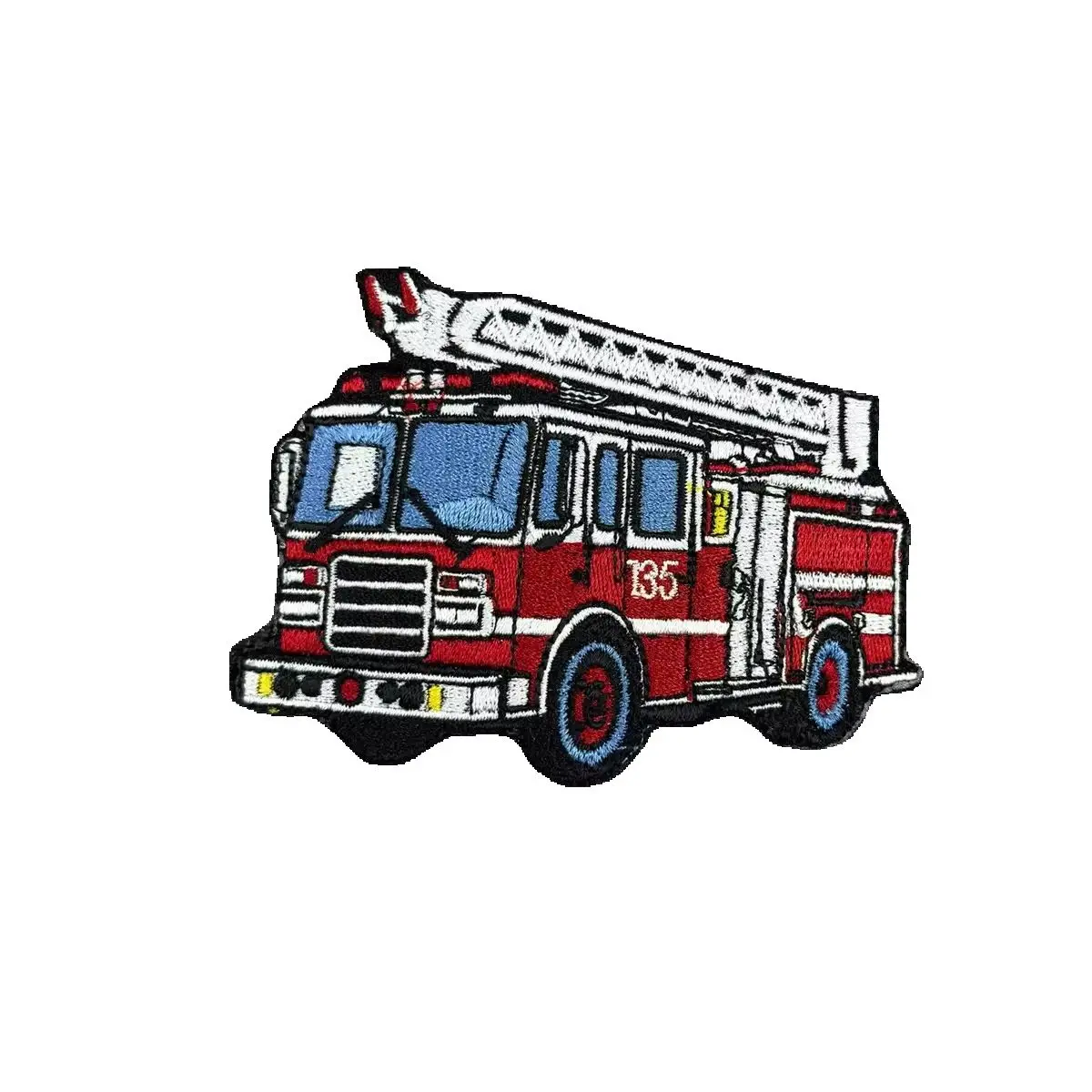 

Tactics Fire Truck Embroidered Patch Hook and loop fasteners fire rescue Morale badge for DIY, Hat, backpack, jacket