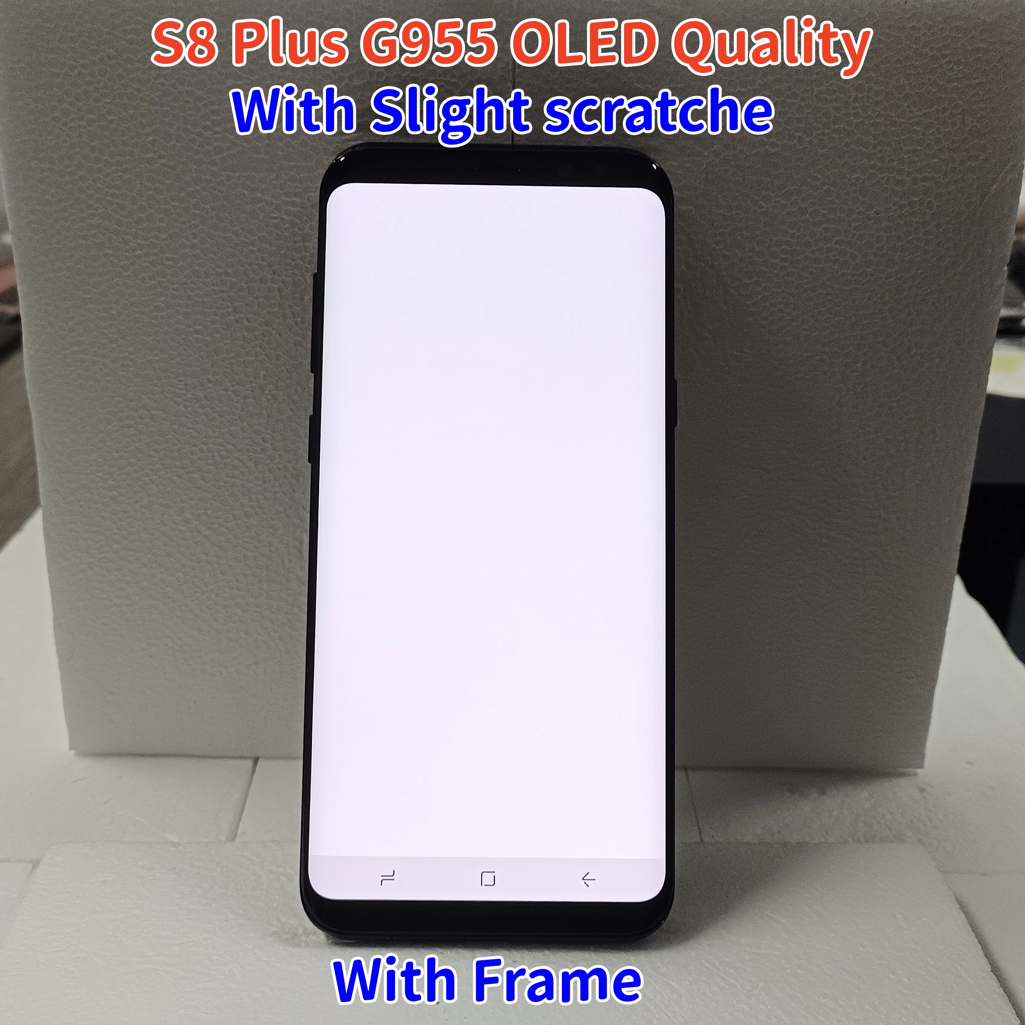 Super AMOLED LCD Display For Samsung Galaxy S8 Plus G955 G955FD G955U G955N With defects Lcd FOR S8+ With Touch Screen Digitize