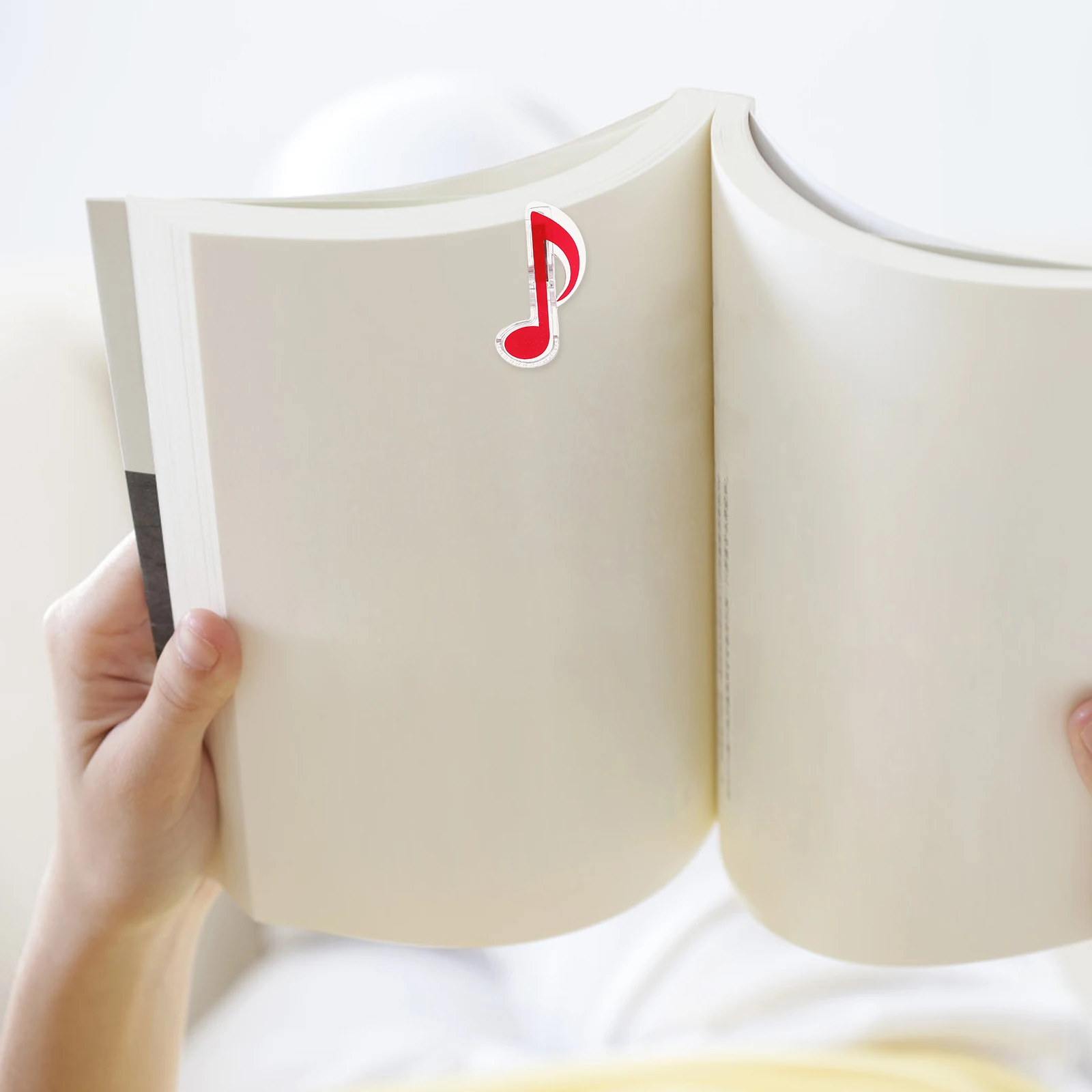

10 Pcs Music Note Folder Book Holder Paper Accessories Clip Page Musical Shape Plastic Clips Claw Clothespins
