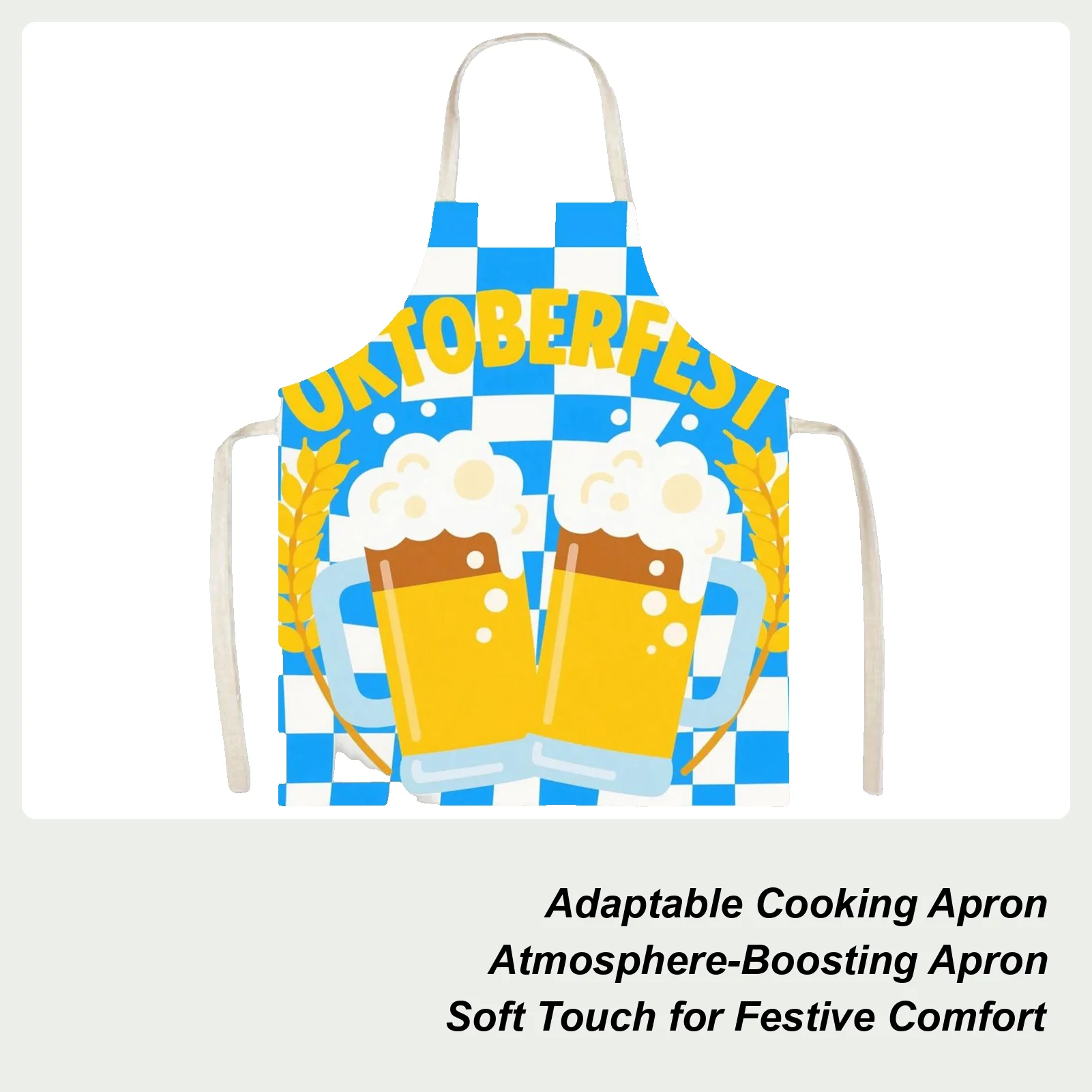 

Фартук Октоберфест, забавные кухонные фартуки для вечеринки, дышащие вечерние сувениры, фестиваль пива, праздничные принадлежности для выпечки барбекю