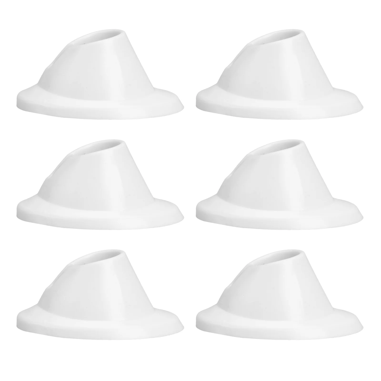 

6pcs Silicone Polish Bottle Holders Durable Lightweight Display Rack For Gel Art Tools Anti-Spill Stand Stands