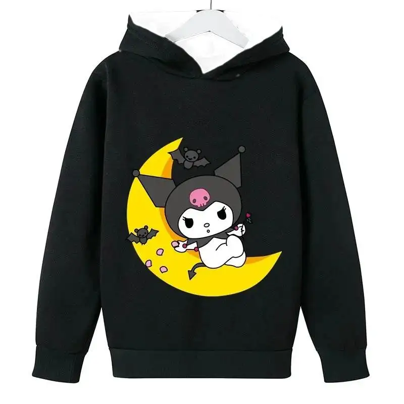 

Hello Kitty Black Beauty Children's and Girls' Hoodie, A Top Fashion Children's Casual Sweatshirt