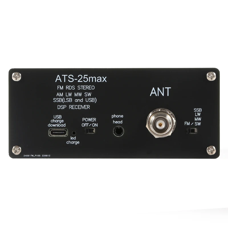 ATS25 Max Si4732 All Band Radio Receiver FM RDS AM LW MW SW SSB DSP Receiver + 2.4