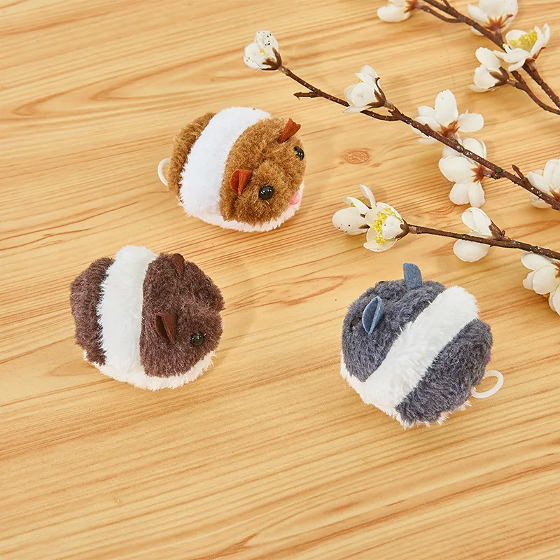 1PC Plush Cat Toys Funny Dog Toys Shaking Movement Little Mouse Rat Kitten Cat Interactive Toy Fur Pet Supplies Gifts