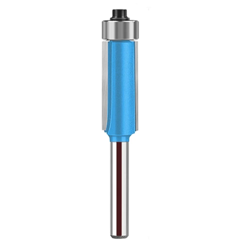 Trimming Router Bit with Bearing for Woodworking Milling and Routing Applications Compatible with Standard Router Collets