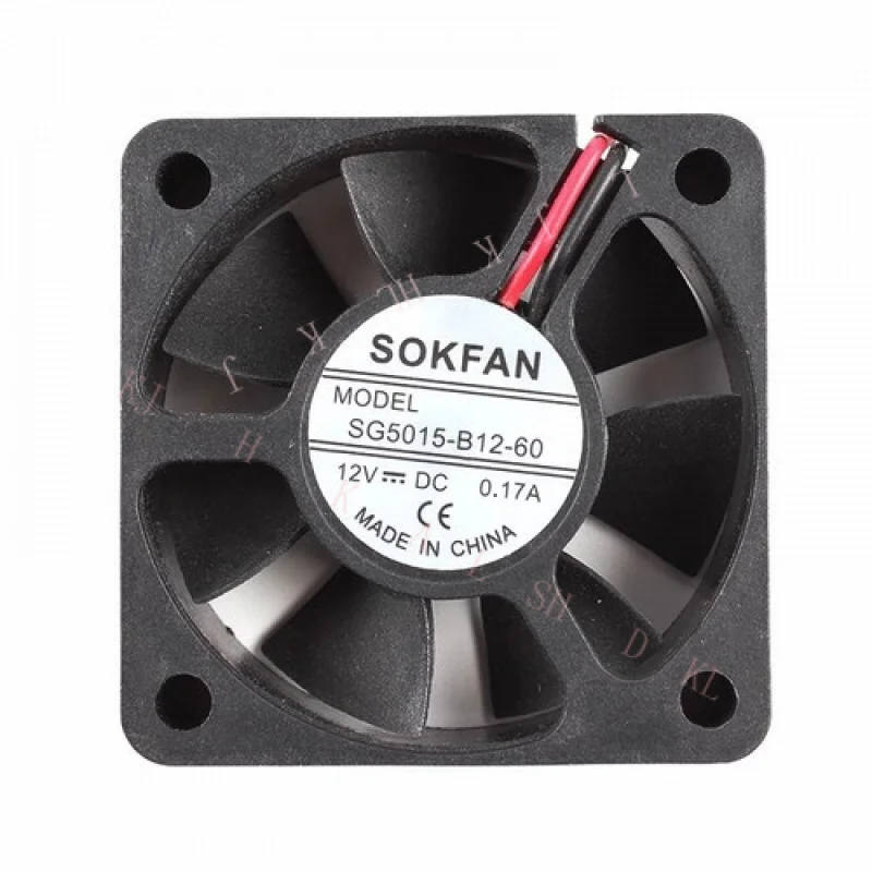 

N FOR SOKFAN SG5015-B12-60 5015 12V 0.17A inverter ball cooling fan