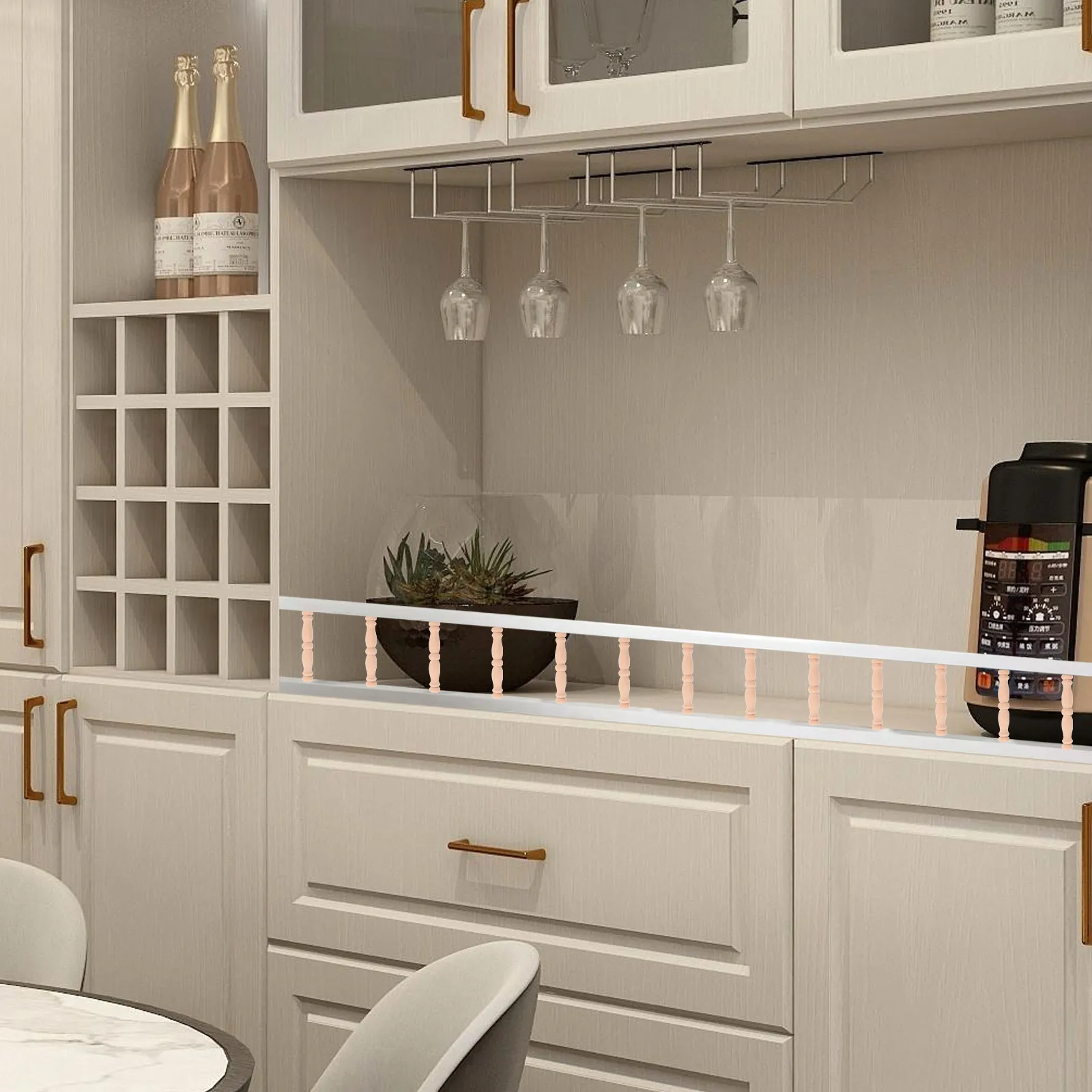 6 peças de balaústres decorativos de madeira maciça inacabada para corrimão de escada, projetos de artesanato em madeira, espigões de madeira para deck interno