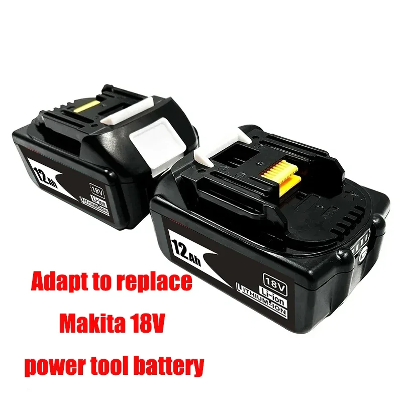 Batteria agli ioni di litio originale al 100% 18V 12.0Ah per Makita DDF487 DTW700 DGA404 DTD173 DHP487 Batteria sostitutiva per utensili elettrici 18v