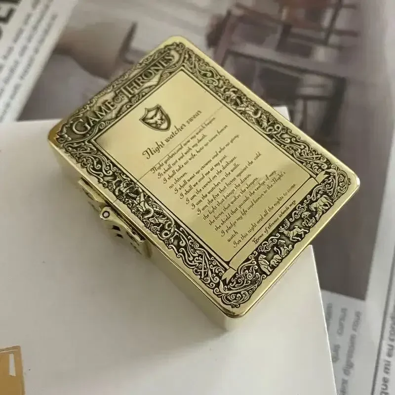 Armor Shield Zorro 915s verdikt diep gesneden diep origineel koper messing persoonlijkheid winddicht lichtere mannen cadeau roken