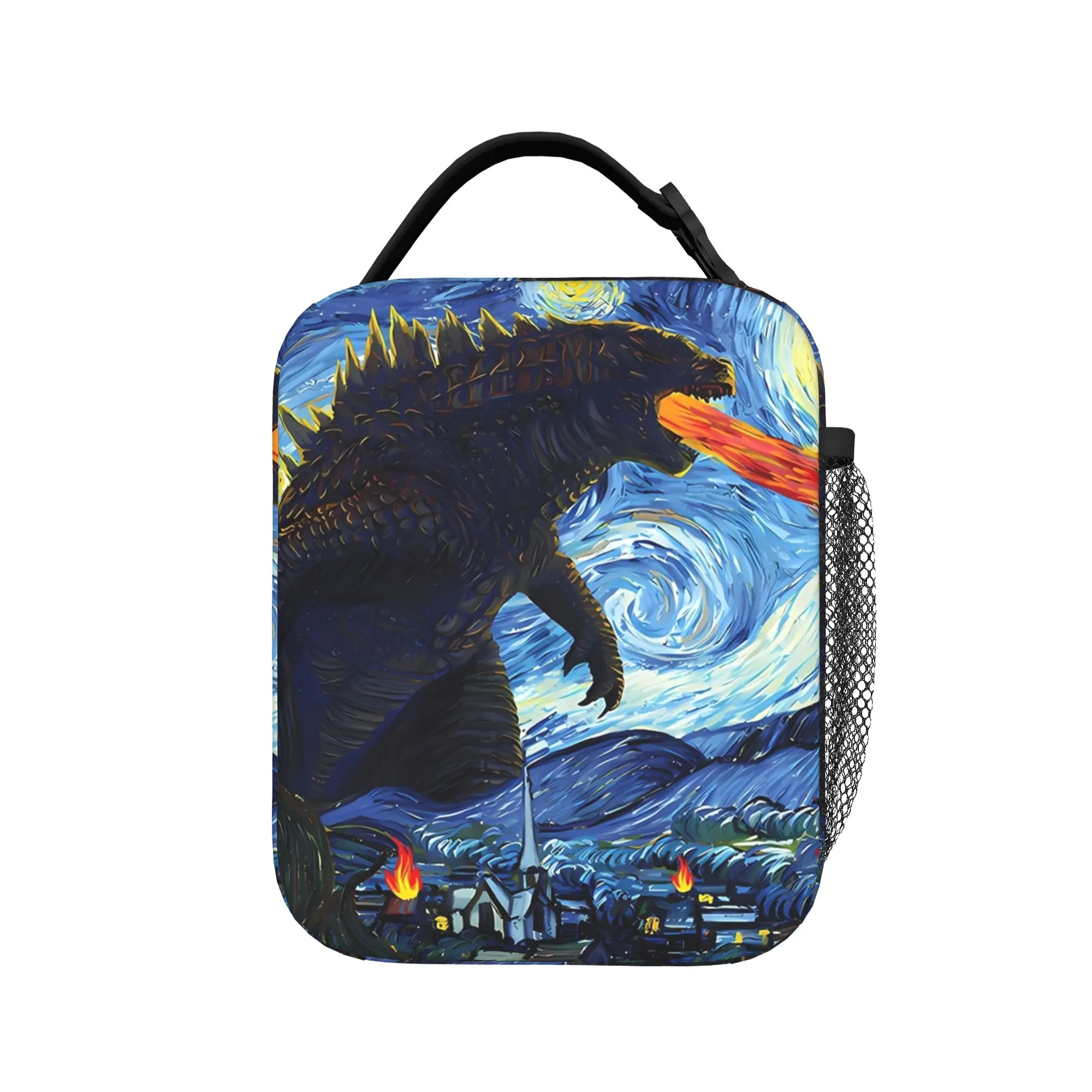 Monster G-Godzillas Thermal Insulated Lunch Bags for Work  Reusable Food Bag Container Cooler Thermal Lunch Box