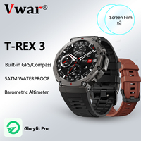 Original T-Rex 3 Ultra GPS Smart Watch 50m Waterproof Built-in Dual-band GNSS Compass Military Sport Smartwatch Men For Xiaomi