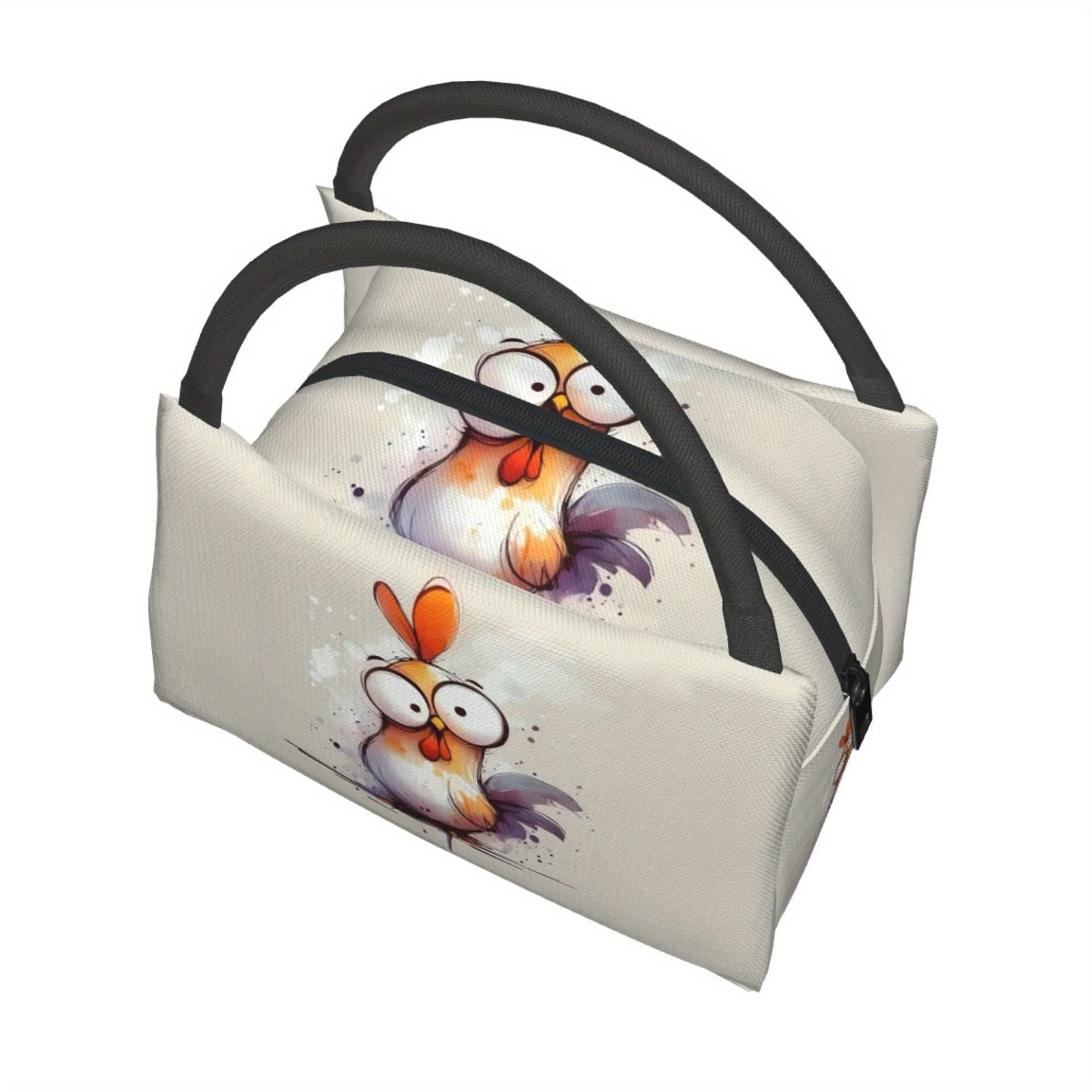 قطعة واحدة من نمط الديك المرجعي، حقيبة مبردة محمولة وقابلة لإعادة الاستخدام، حقيبة غداء معزولة، منتج يجب اقتناؤه لشواطئ التخييم