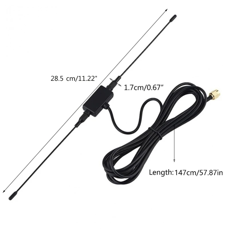 1Pc SMA wtyk męski antena tubowa wzmacniacz sygnału dla wielu modeli złącza SMA 12CM antena Dropship